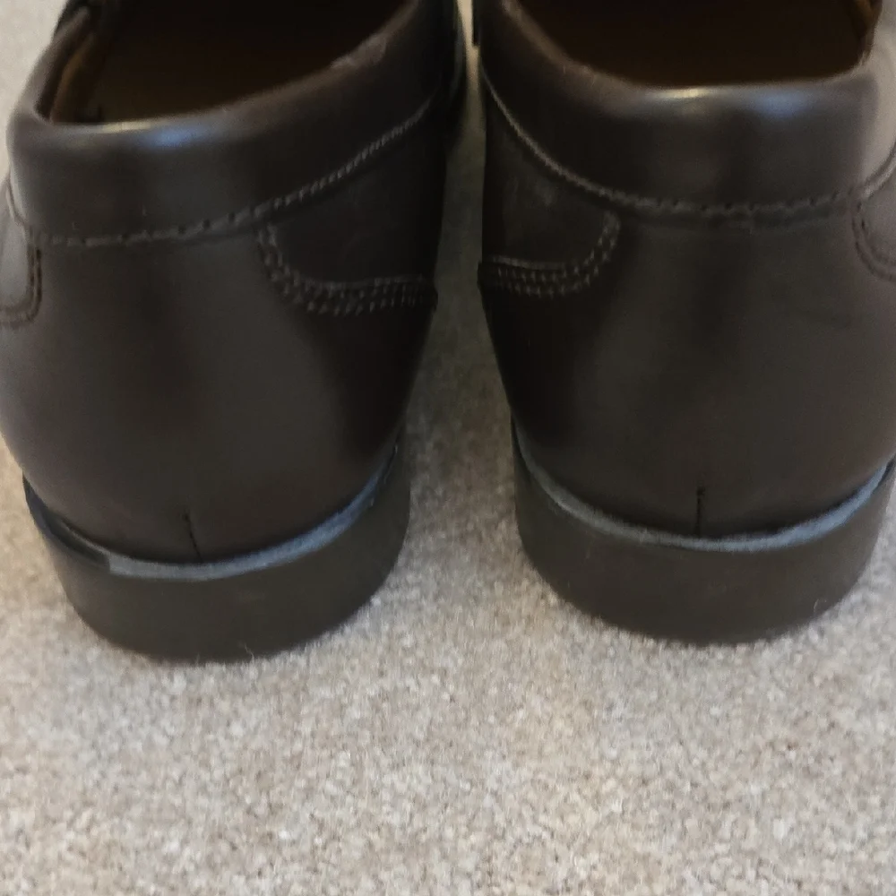 Coach Brown Leather Slip-On Loafers